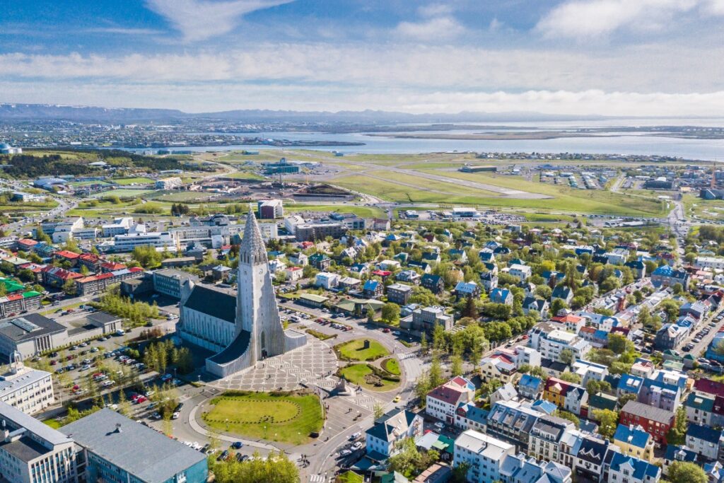 Reykjavik from above