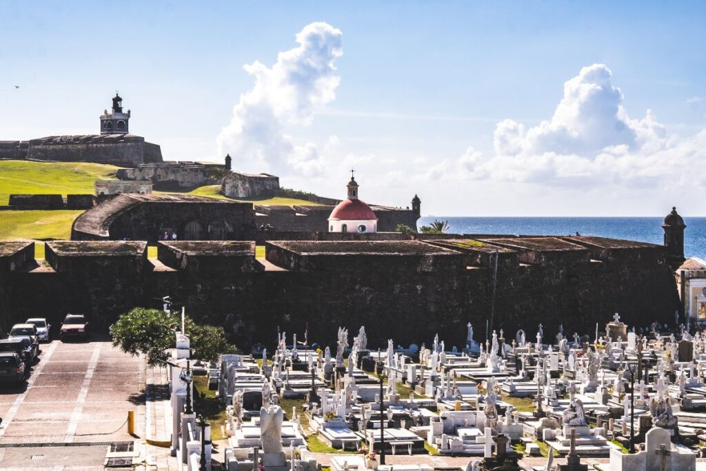 Castillo San Felipe del Morro at sunrise, Old San Juan